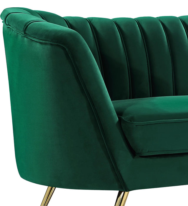 Margo Green Velvet Loveseat - All Brands Furniture (NJ)