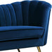Margo Navy Velvet Sofa - All Brands Furniture (NJ)