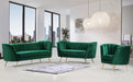 Margo Green Velvet Loveseat - All Brands Furniture (NJ)