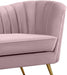 Margo Pink Velvet Sofa - All Brands Furniture (NJ)