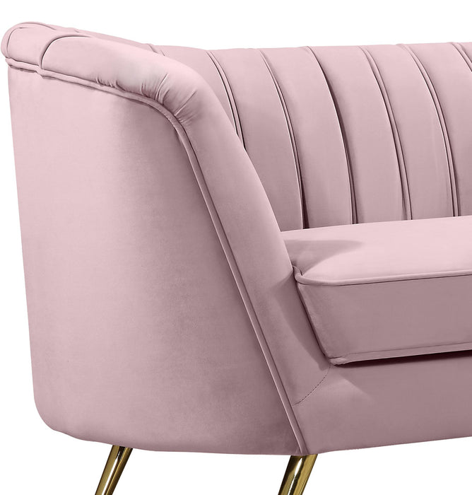 Margo Pink Velvet Loveseat - All Brands Furniture (NJ)