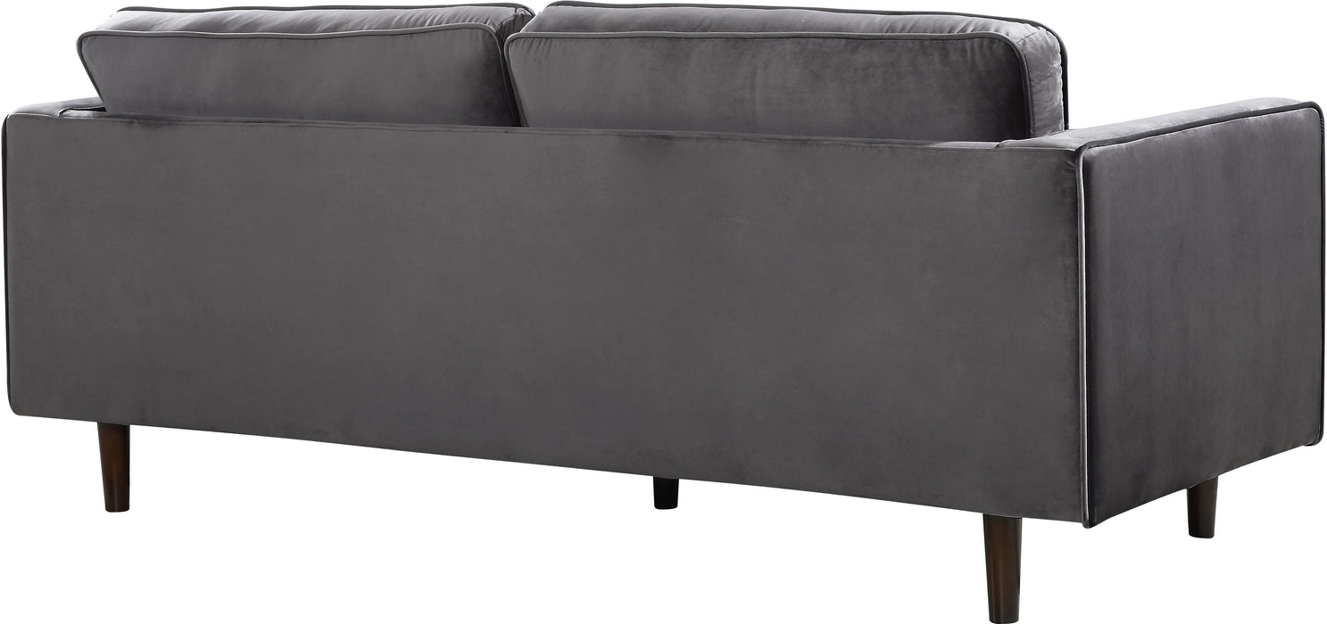 Emily Grey Velvet Sofa - All Brands Furniture (NJ)