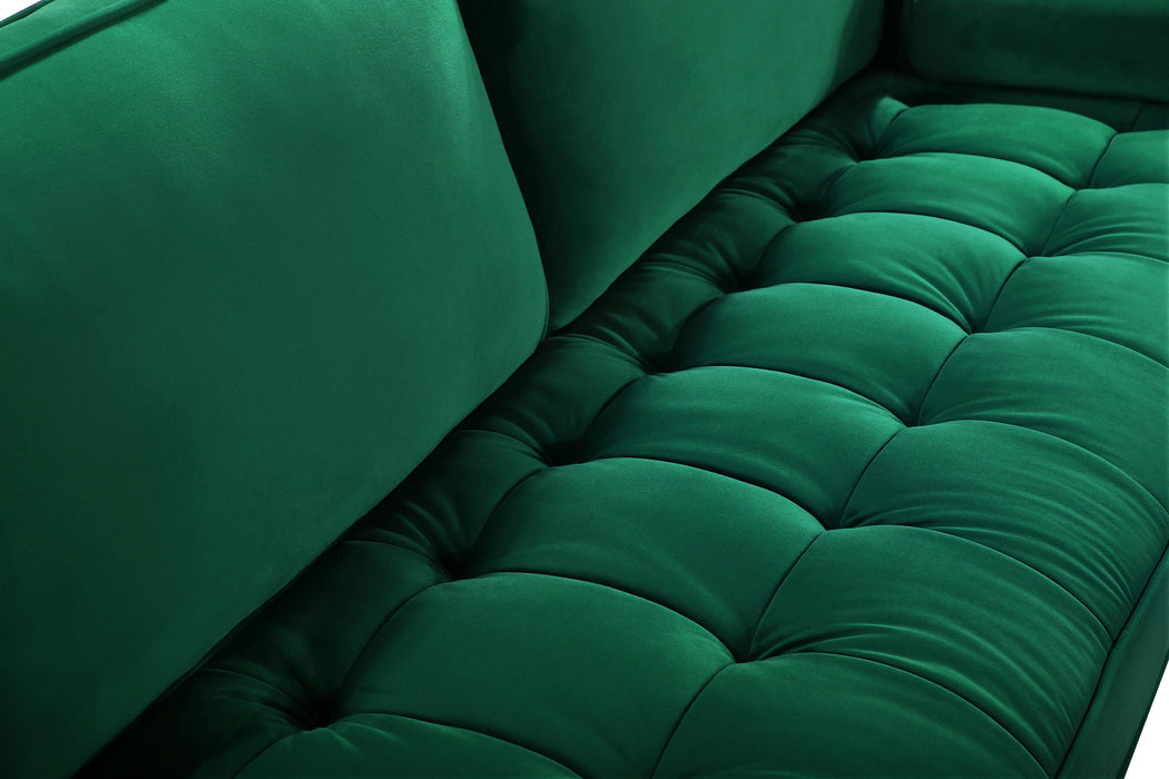 Emily Green Velvet Sofa - All Brands Furniture (NJ)