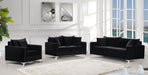 Naomi Black Velvet Sofa - All Brands Furniture (NJ)