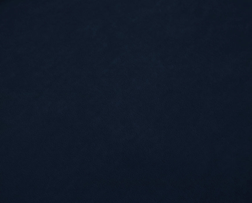 Cozy Navy Velvet Ottoman - All Brands Furniture (NJ)