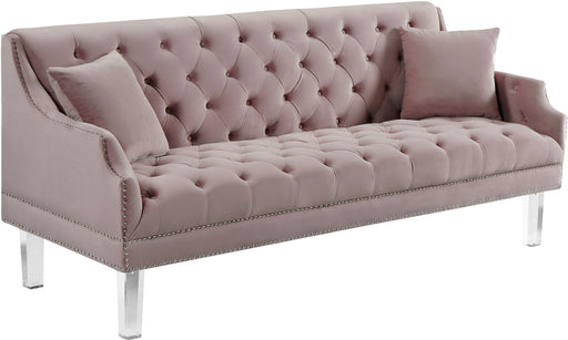 Roxy Pink Velvet Sofa - All Brands Furniture (NJ)