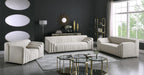 Naya Cream Velvet Loveseat - All Brands Furniture (NJ)