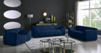 Naya Navy Velvet Loveseat - All Brands Furniture (NJ)