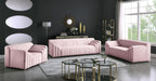 Naya Pink Velvet Loveseat - All Brands Furniture (NJ)