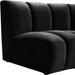 Infinity Black Velvet 3pc. Modular Sectional - All Brands Furniture (NJ)