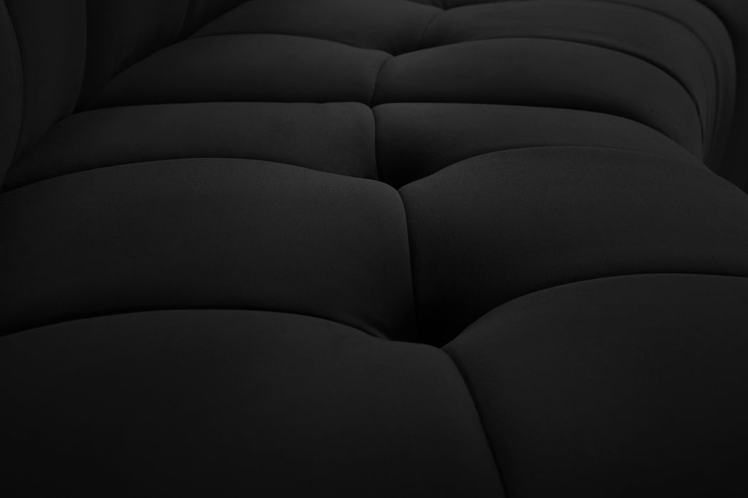 Limitless Black Velvet 8pc. Modular Sectional - All Brands Furniture (NJ)
