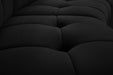 Limitless Black Velvet 7pc. Modular Sectional - All Brands Furniture (NJ)
