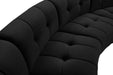 Limitless Black Velvet 6pc. Modular Sectional - All Brands Furniture (NJ)