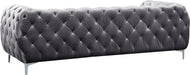 Mercer Grey Velvet Sofa - All Brands Furniture (NJ)
