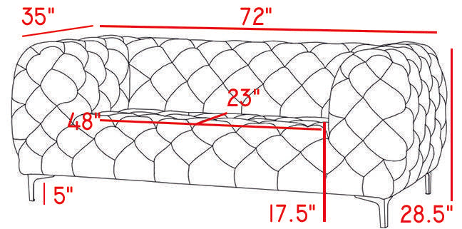 Mercer Grey Velvet Loveseat - All Brands Furniture (NJ)