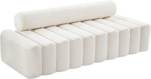 Melody Cream Velvet Sofa - All Brands Furniture (NJ)