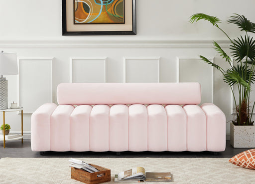 Melody Pink Velvet Sofa - All Brands Furniture (NJ)