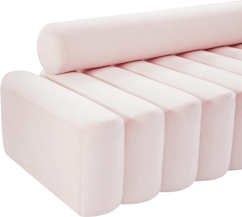 Melody Pink Velvet Sofa - All Brands Furniture (NJ)