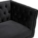 Michelle Black Velvet Loveseat - All Brands Furniture (NJ)