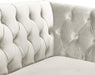 Michelle Cream Velvet Loveseat - All Brands Furniture (NJ)