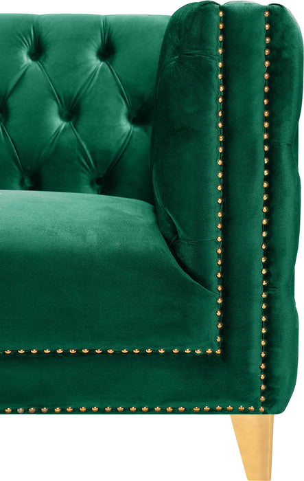 Michelle Green Velvet Loveseat - All Brands Furniture (NJ)