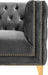 Michelle Grey Velvet Loveseat - All Brands Furniture (NJ)
