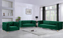 Michelle Green Velvet Loveseat - All Brands Furniture (NJ)
