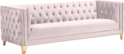 Michelle Pink Velvet Sofa - All Brands Furniture (NJ)