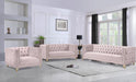 Michelle Pink Velvet Sofa - All Brands Furniture (NJ)