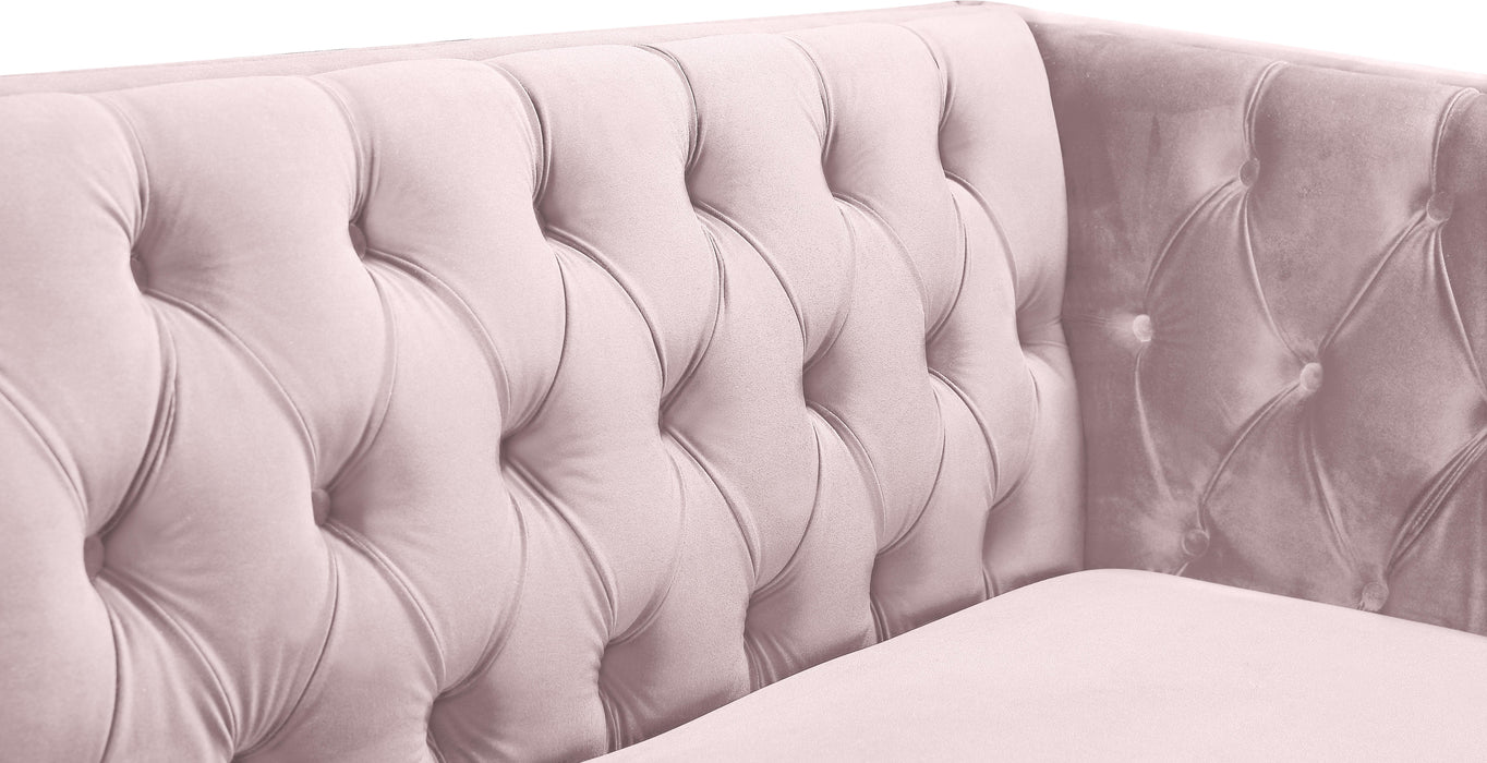 Michelle Pink Velvet Sofa - All Brands Furniture (NJ)