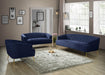 Tori Navy Velvet Loveseat - All Brands Furniture (NJ)