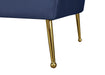Hermosa Navy Velvet Loveseat - All Brands Furniture (NJ)
