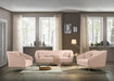 Hermosa Pink Velvet Loveseat - All Brands Furniture (NJ)