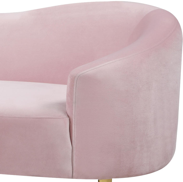 Ritz Pink Velvet Sofa - All Brands Furniture (NJ)
