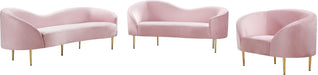 Ritz Pink Velvet Sofa - All Brands Furniture (NJ)