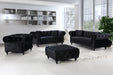 Chesterfield Black Velvet Sofa - All Brands Furniture (NJ)