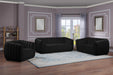 Dixie Black Velvet Sofa - All Brands Furniture (NJ)