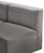 Quincy Grey Velvet Modular Corner Chair - All Brands Furniture (NJ)