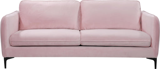 Poppy Pink Velvet Sofa - All Brands Furniture (NJ)