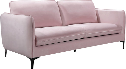Poppy Pink Velvet Sofa - All Brands Furniture (NJ)