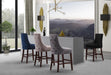 Hannah Grey Velvet Stool - All Brands Furniture (NJ)