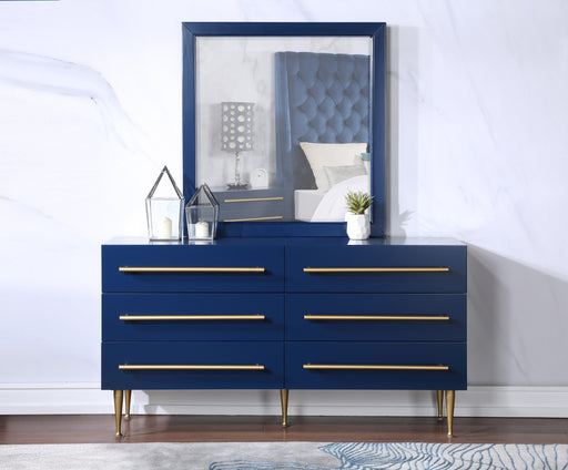 Marisol Navy Mirror - All Brands Furniture (NJ)