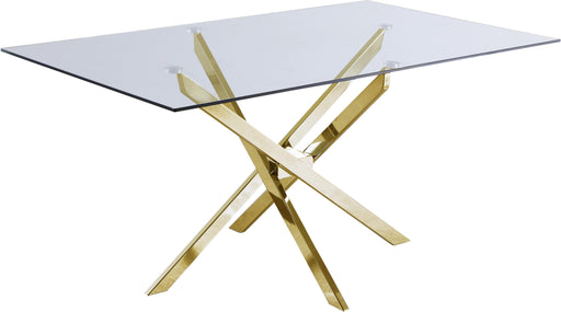 Xander Gold Dining Table - All Brands Furniture (NJ)