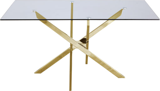 Xander Gold Dining Table - All Brands Furniture (NJ)