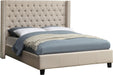 Ashton Beige Linen Queen Bed - All Brands Furniture (NJ)