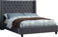 Ashton Grey Linen Full Bed - All Brands Furniture (NJ)