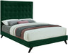 Elly Green Velvet Queen Bed - All Brands Furniture (NJ)