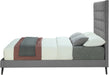 Elly Grey Velvet King Bed - All Brands Furniture (NJ)
