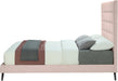 Elly Pink Velvet Queen Bed - All Brands Furniture (NJ)