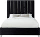 Enzo Black Velvet King Bed - All Brands Furniture (NJ)